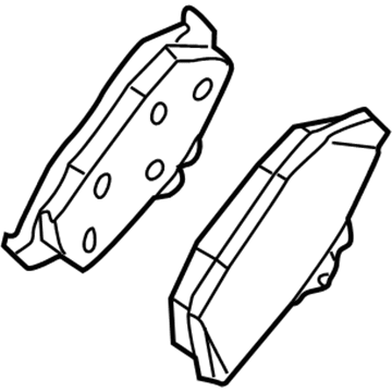 Ford Brake Pads - 1U2Z-2V200-FA