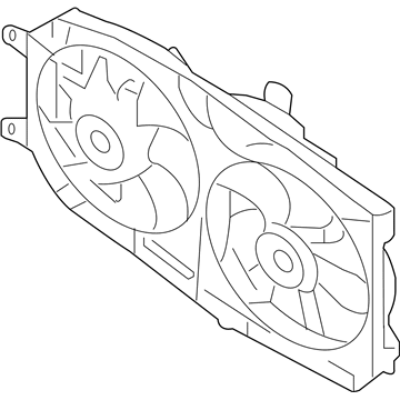 Mercury Montego Cooling Fan Assembly - 5F9Z-8C607-BM