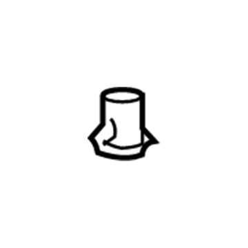 Ford -W714326-S300 Wheelhouse Liner Grommet