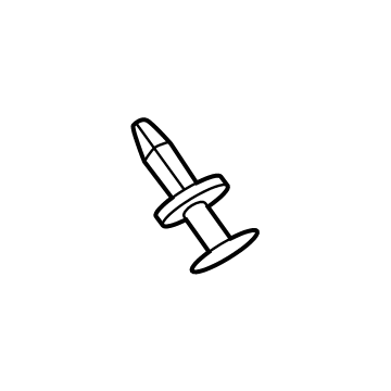 Ford -W713331-S300 Wheel Opening Molding Rivet