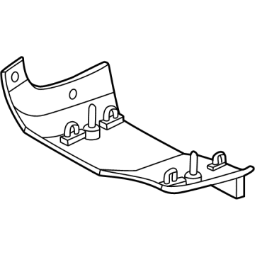 Ford PC3Z-16A038-AA Rear Molding, Passenger Side