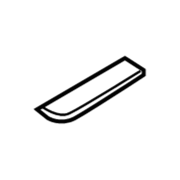 Ford GJ5Z-78046B76-AA Compartment Mat, Front Center, Rubber