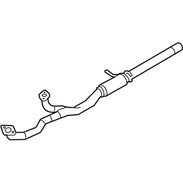 Ford Police Interceptor Sedan Exhaust Pipe - DG1Z-5G274-D