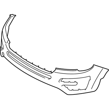 Ford Explorer Bumper - FB5Z-17D957-CPTM