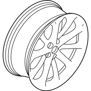 2016 Ford Special Service Police Sedan Spare Wheel - DG1Z-1007-H