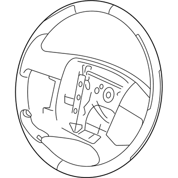 Ford Edge Steering Wheel - 7T4Z-3600-AG