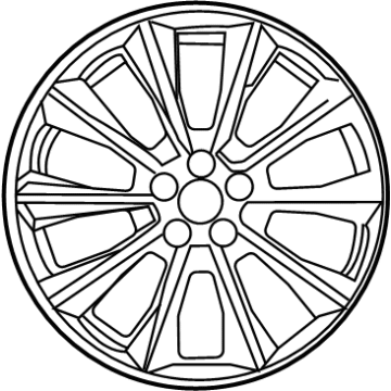 Ford GT4Z-1007-D Wheel, Alloy