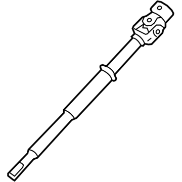 Ford BL3Z-3E751-B Intermediate Shaft, Center