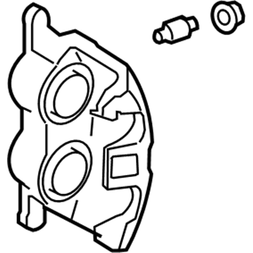 Ford 8C2Z-2B121-CL Caliper, Driver Side