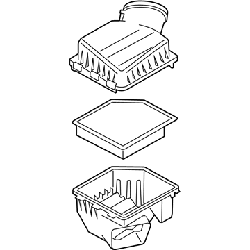 2007 Ford Mustang Air Filter Box - 7R3Z-9600-E