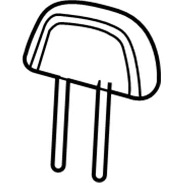 Ford 4C5Z-78611A08-CAA Headrest, Center