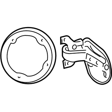 Mercury Fuel Door - F6DZ54405A26BA