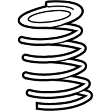 2007 Ford Explorer Sport Trac Coil Springs - 9A2Z-5310-B