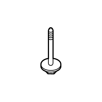 Ford -W720782-S439 Suspension Crossmember Front Bolt, Rear