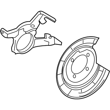 Ford CL8Z-2B540-B Caliper Mount