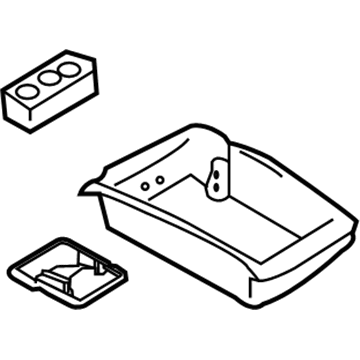 Lincoln 7A1Z-7806202-A Console Panel