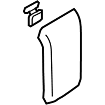 Lincoln 7A1Z-7806024-AD Door Assembly