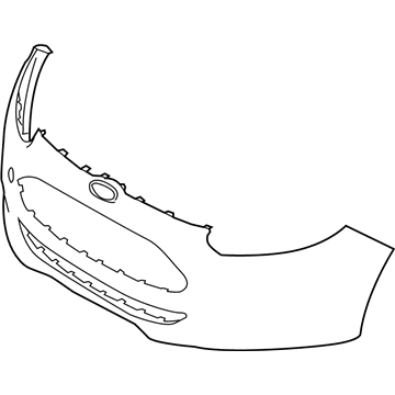 Ford CM5Z-17D957-APTM Bumper Cover, Front
