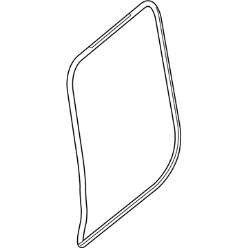 Ford BL3Z-16253A10-A Weatherstrip On Body, Rear Passenger Side