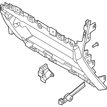 Ford PC3Z-6006010-AA Glove Box Frame