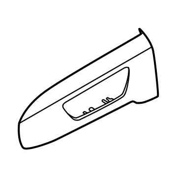Ford M1PZ-78275A36-AB Trim Bezel, Passenger Side