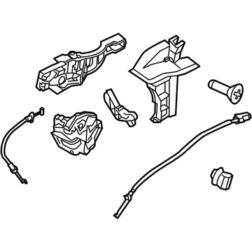 Ford CM5Z-54264A27-B Lock Actuator, Rear Driver Side