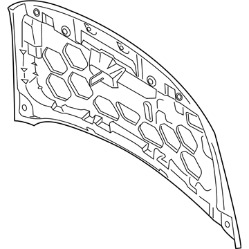 Ford EJ7Z-16612-A Hood, Front