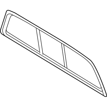Ford 4L3Z-15420A26-AA Back Glass, Rear