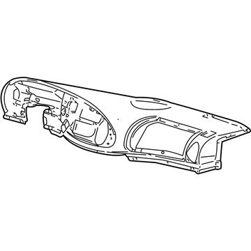 Ford 8C2Z-1504320-AB Instrument Panel