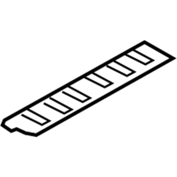 Ford 7C3Z-2613228-AA Scuff Plate, Rear Passenger Side
