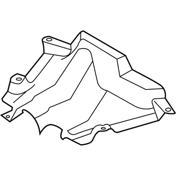 Ford Exhaust Heat Shield - LX6Z-78114B06-G