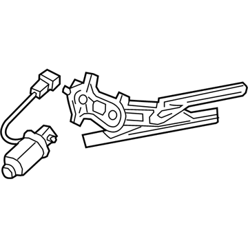 Ford 8C3Z-2627000-B Window Regulator, Rear Passenger Side