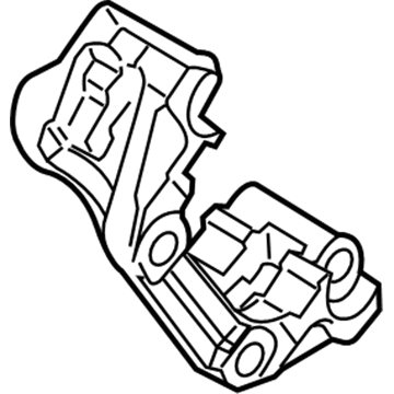 Ford CT4Z-2B511-A Caliper Mount, Rear