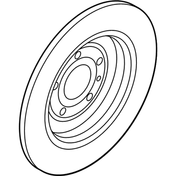 Ford BT4Z-2C026-B Rotor, Rear