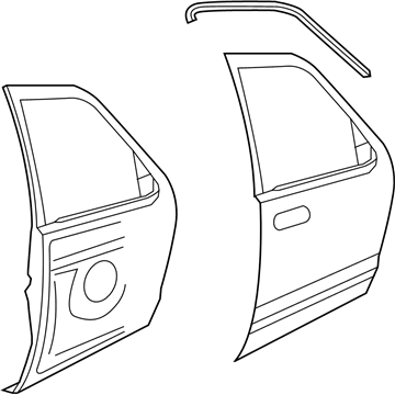 Ford 7A2Z-7820124-A Door Shell
