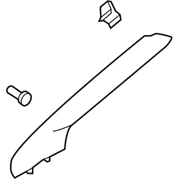 Ford GM5Z-5803598-AB Windshield Pillar Trim, Passenger Side