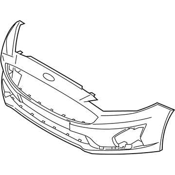 Ford Fusion Bumper - KS7Z-17D957-SCPTM