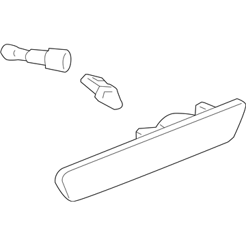Ford 4R3Z-15A201-BA Marker Lamp Assembly, Rear Driver Side