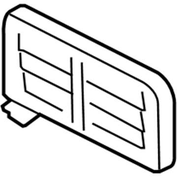 Mercury 5E6Z-17A385-AAA License Bracket