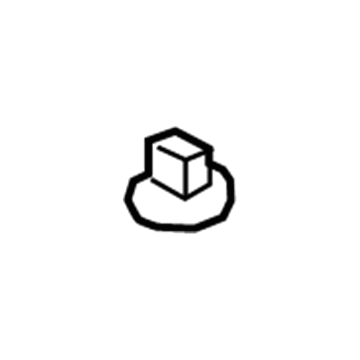 Ford -W702438-S300 Under Cover Nut
