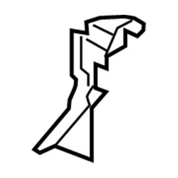 Ford G1EZ-8310-B Air Guide, Front Outer Passenger Side