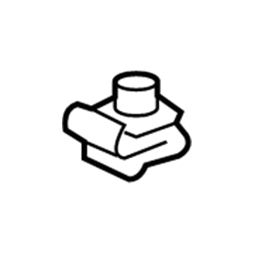 Ford 6G1Z-5410182-A Rocker Molding Retainer, Lower