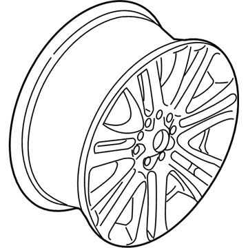 Lincoln DP5Z-1007-A Wheel, Alloy