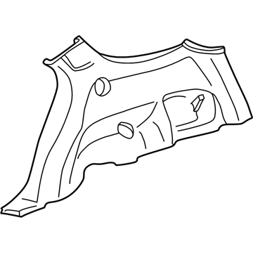 Ford 3F1Z-7431012-AAA Quarter Trim Panel