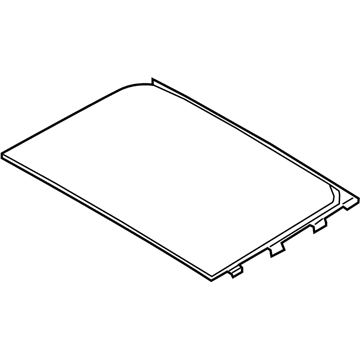 Lincoln LC5Z-78500A18-B Rear Glass