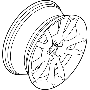 2016 Ford Special Service Police Sedan Spare Wheel - DG1Z-1007-D