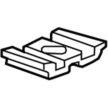 Ford F81Z-5796-AB Plate, Rear