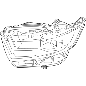 Ford FT4Z-13008-L Headlamp Housing, Front Passenger Side