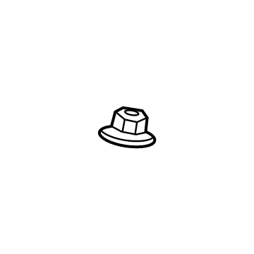 Ford -W716771-S440 Shock Mount Retainer Nut