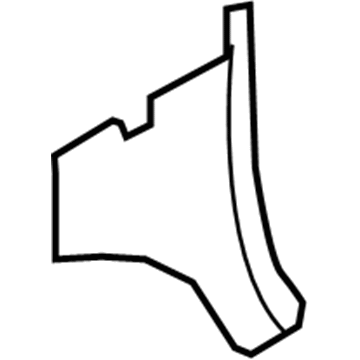 Ford F7UZ-1502345-AAA Cowl Trim, Driver Side